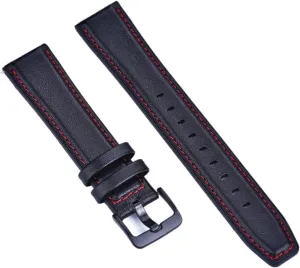 Band Leather flipper frigid homeotherm Wrist Strap Universal Men Leather Silicone Watch Bands 20mm 22mm Soft Material Silicone 