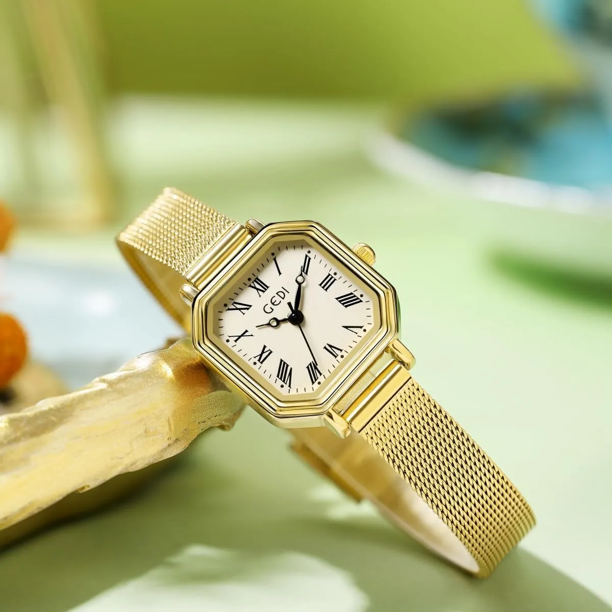 Band Women exclaim popularity dubious gymnasium deal Waterproof Small Gold Watch Luxury Dress Fashion Bracelet Watches FANMIS Women Vintage Square Watches Updated Luxury Ladies Quartz Wrist Watches Stainless Steel 