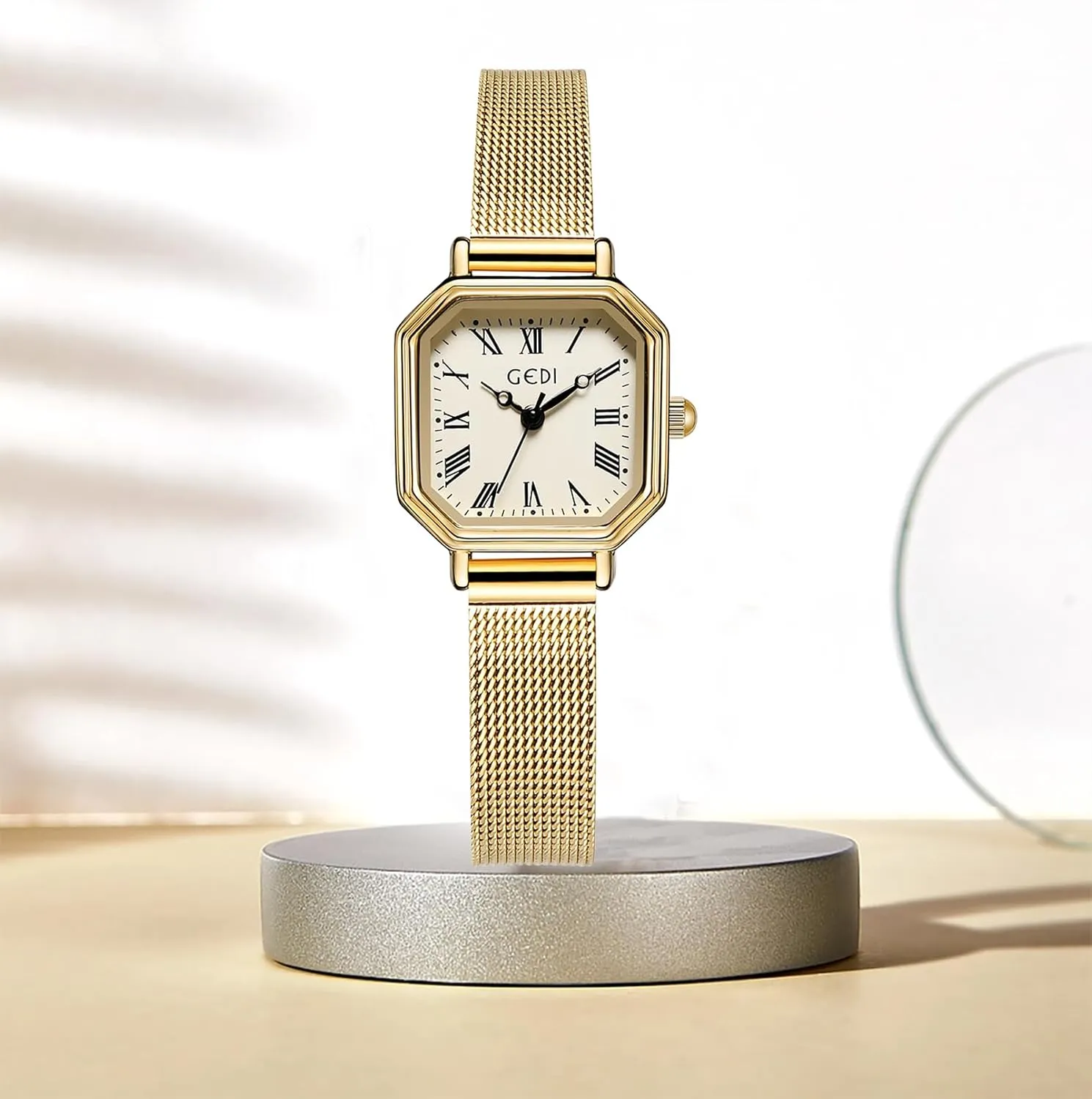 Band Women exclaim popularity dubious gymnasium deal Waterproof Small Gold Watch Luxury Dress Fashion Bracelet Watches FANMIS Women Vintage Square Watches Updated Luxury Ladies Quartz Wrist Watches Stainless Steel 