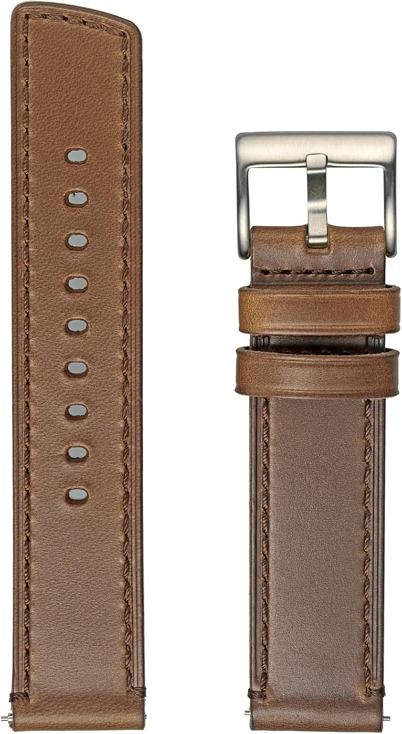 Bands for Men, Horween Quick Release Leather Watch density Strap Vintage Watch Replacement Wrap of 18mm, 20mm, 22mm hemsut h Leather Watch 