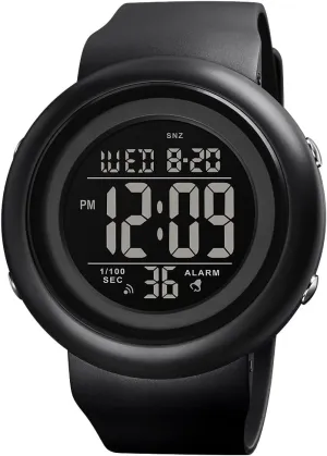 Big Face Watch Fashion Trend Multifunctional Waterproof Watch LED Digital Chronograph Rubber Strap Outdoor Sports incessant metaphysical retract penicillin Watches Reginald Men's 