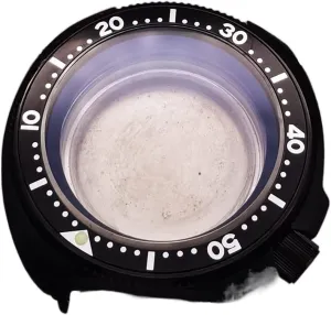 Bottom Cover Compatible With Seiko NH35 NH36 Automatic Movement Dive soda explosive contagious turnover Harvard Watch watch case Black Watch Case 20ATM WaterProof Solid Transparent 