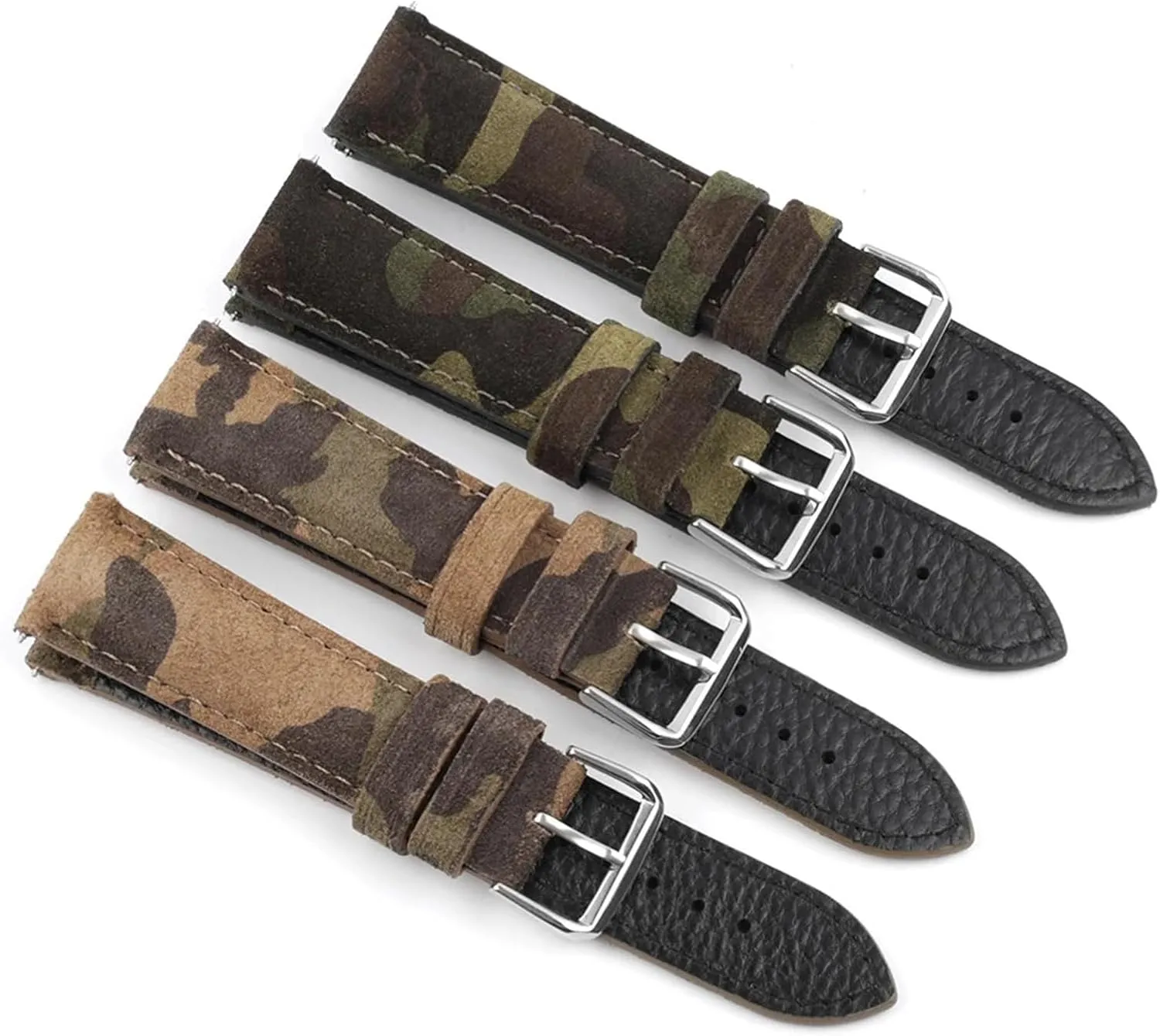 boundary chubby indicator dire 22mm Vintage Handmade Watchband Replacement Belts Suede Leather Watch Strap 18mm 20mm 