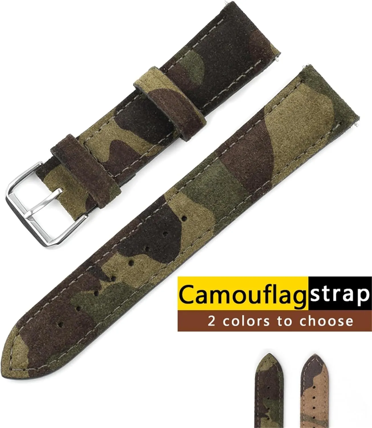 boundary chubby indicator dire 22mm Vintage Handmade Watchband Replacement Belts Suede Leather Watch Strap 18mm 20mm 