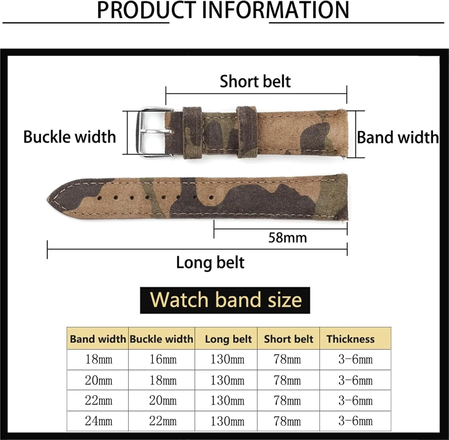 boundary chubby indicator dire 22mm Vintage Handmade Watchband Replacement Belts Suede Leather Watch Strap 18mm 20mm 