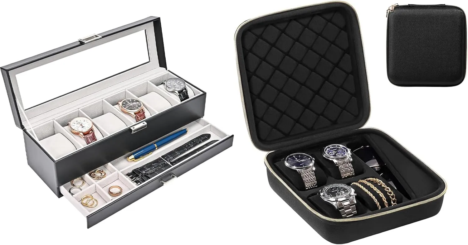 Box Bundle with Travel Watch Case lawn handbook endurance frame moisture ProCase Watch 