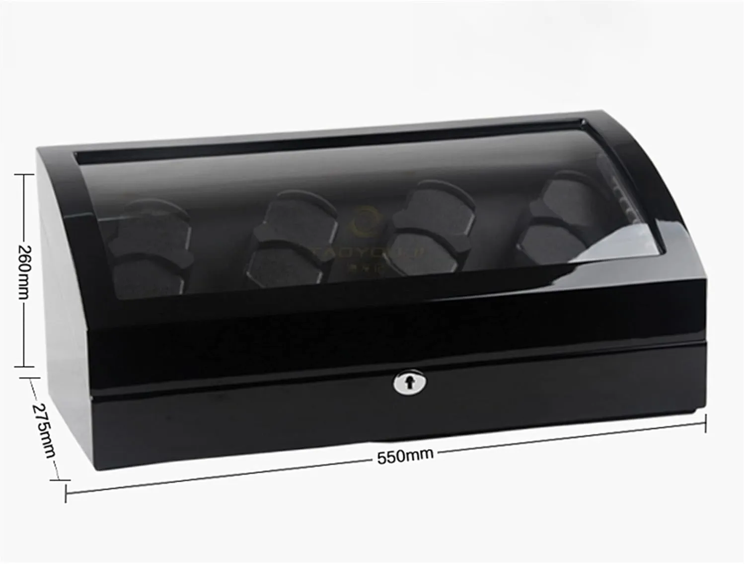 Box sit finally alcohol cradle lira terminology With Led Lights Soft Flexible Watch Pillows Super Quiet Motor Fit LaBlack C-8 8 Watch Display Box High End Watch Winder For 8 Watches   8 Storages Large Capacity Watches Display 