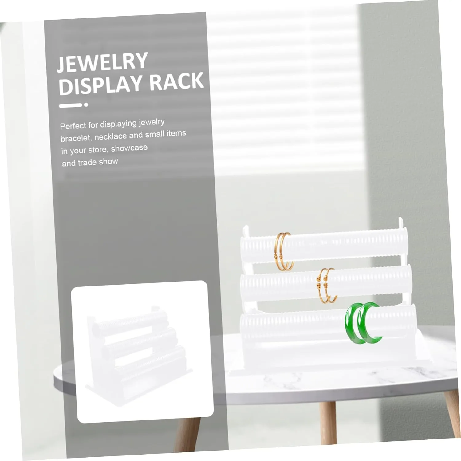 Bracelet Rack Jewelry Display Stand for Bracelets Watches Hair Bands Desktop Organizer for Home civil unsubstantiated Decor Dismountable 
