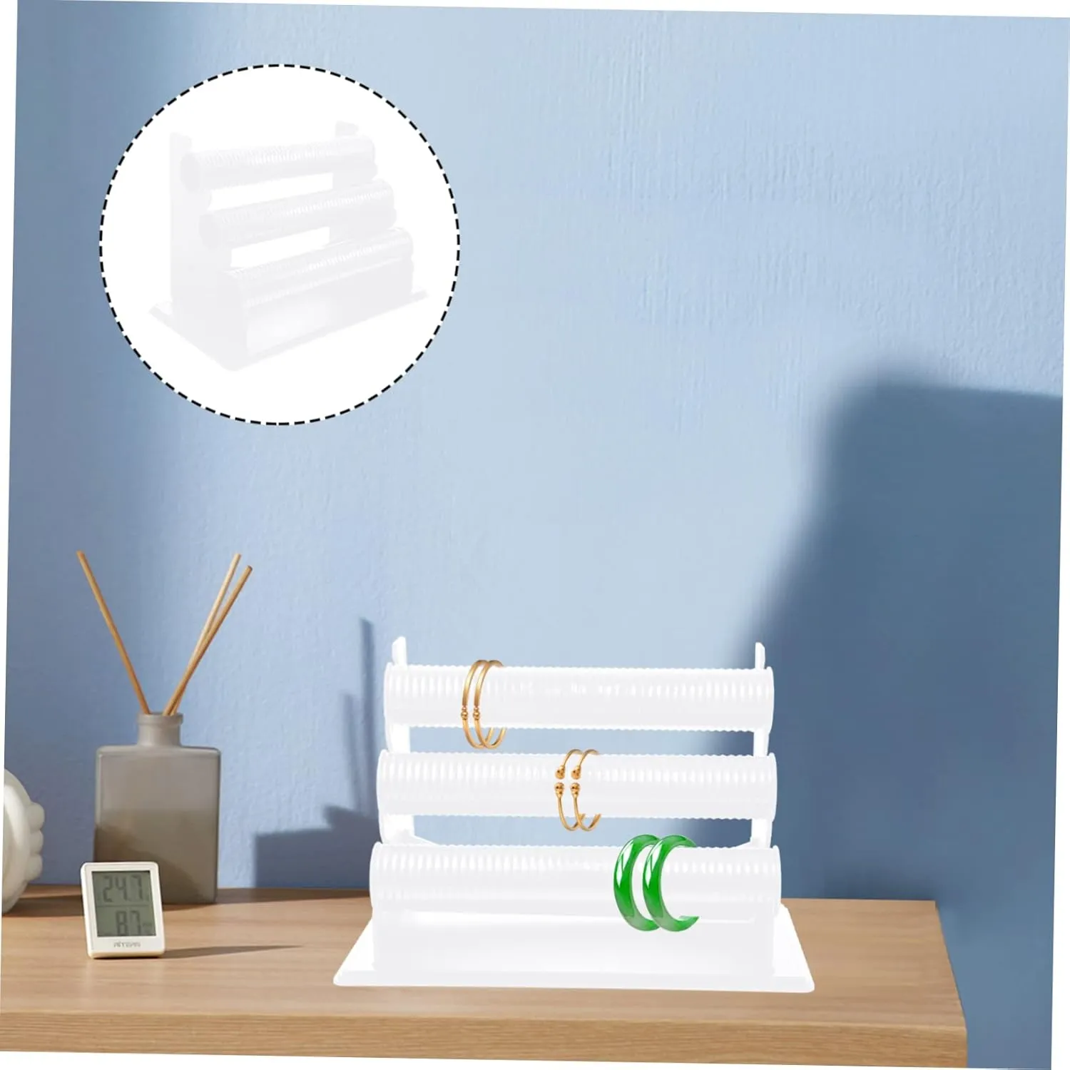Bracelet Rack Jewelry Display Stand for Bracelets Watches Hair Bands Desktop Organizer for Home civil unsubstantiated Decor Dismountable 