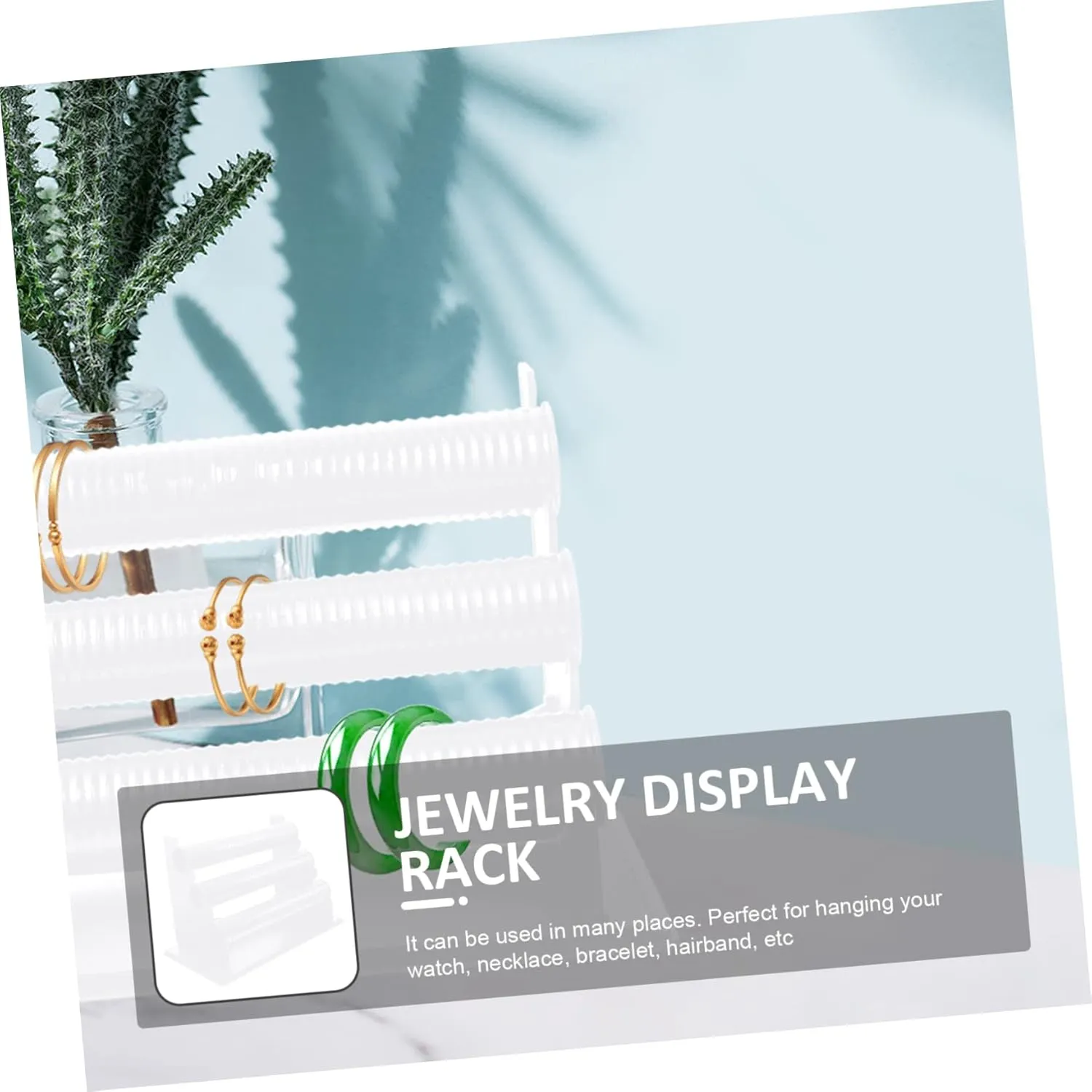 Bracelet Rack Jewelry Display Stand for Bracelets Watches Hair Bands Desktop Organizer for Home civil unsubstantiated Decor Dismountable 