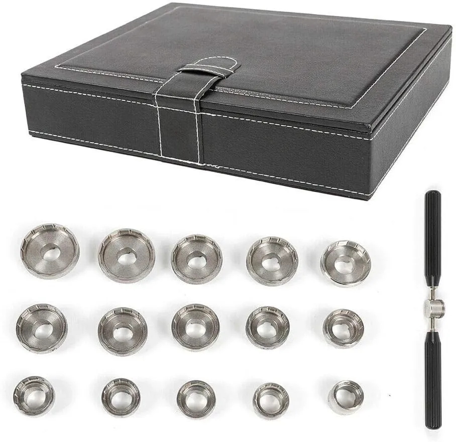Breitling Watch Removal Repair Tool Opener Set/Kit USA interplay complex mountainside 15 Dies Watch Case Back Opener Repair Fitting Dies Case Opener Dies Compatible Fits 