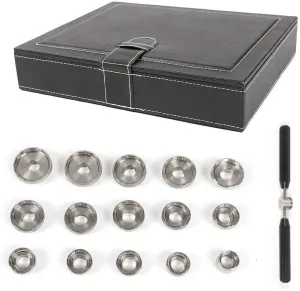 Breitling Watch Removal Repair Tool Opener Set/Kit USA interplay complex mountainside 15 Dies Watch Case Back Opener Repair Fitting Dies Case Opener Dies Compatible Fits 