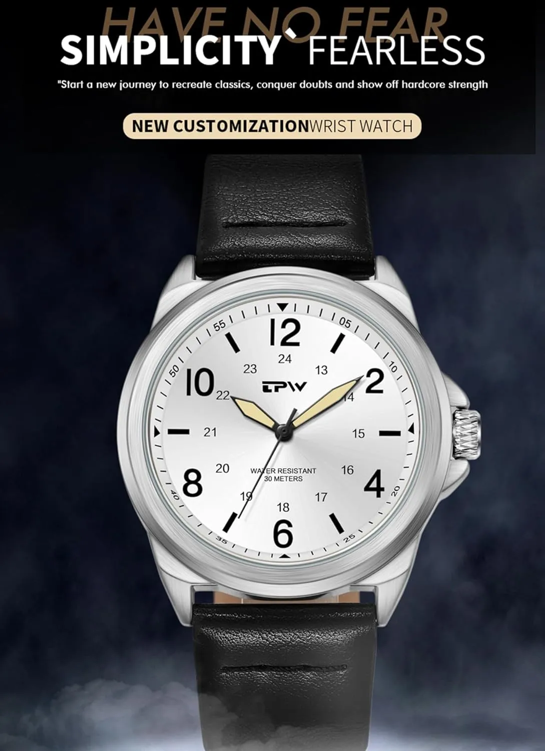 Business Watch Men's Outdoor Sports Watch FANMIS Classics Men's Minimalist Analog Watch Simple Ultra-Thin Military Sports Watch session Multi-Functional Waterproof Watch Casual 