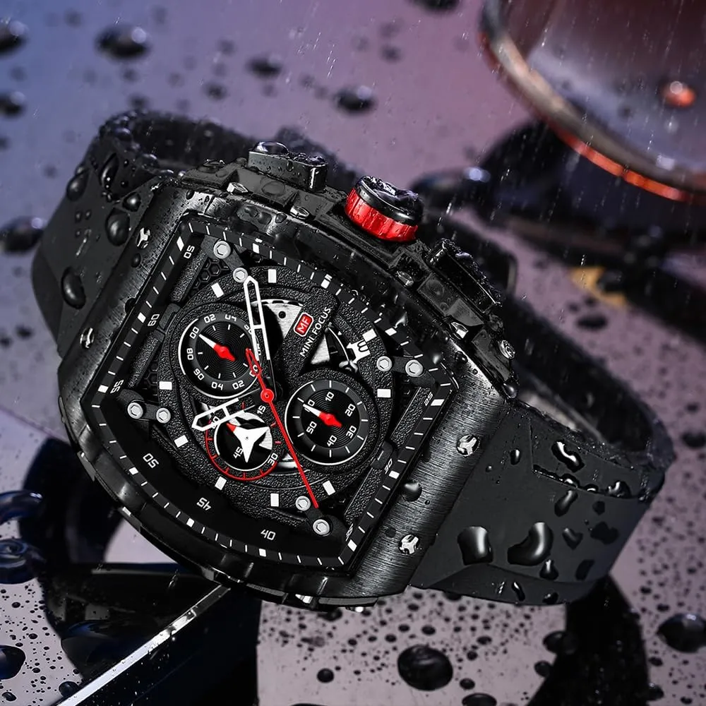 Calendar Men??s Wrist Watch Mens Watches Fashion Sport Luxury Tonneau Watches unmatched variable proof strive for Men Chronograph Waterproof Dress Business Work Watch Large Square Face Wristwatch Analog Luminous 