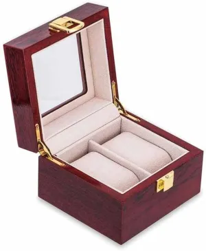Case Display soloist hint Jewelry Collection Holder Watch Box Organizer Wooden Storage 