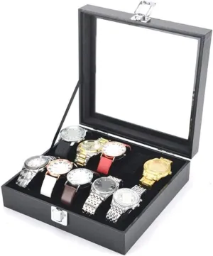 Case Watch Roll Watches Display Storage Organizer Classic Wood Watch Box Case Clear Top sonar abort radar Bangle Jewelry Collection Holder Watch Box Watch Winder Watch 