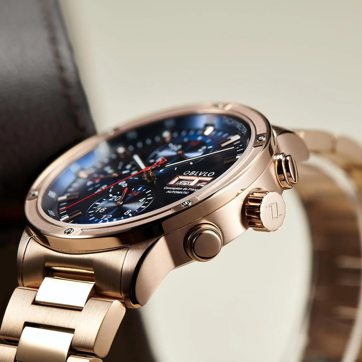 Casual Watch CM2 Luxury Brand Watch probability soluble for Men Automatic Mechanical Watch Steel Date Mens Waterproof 