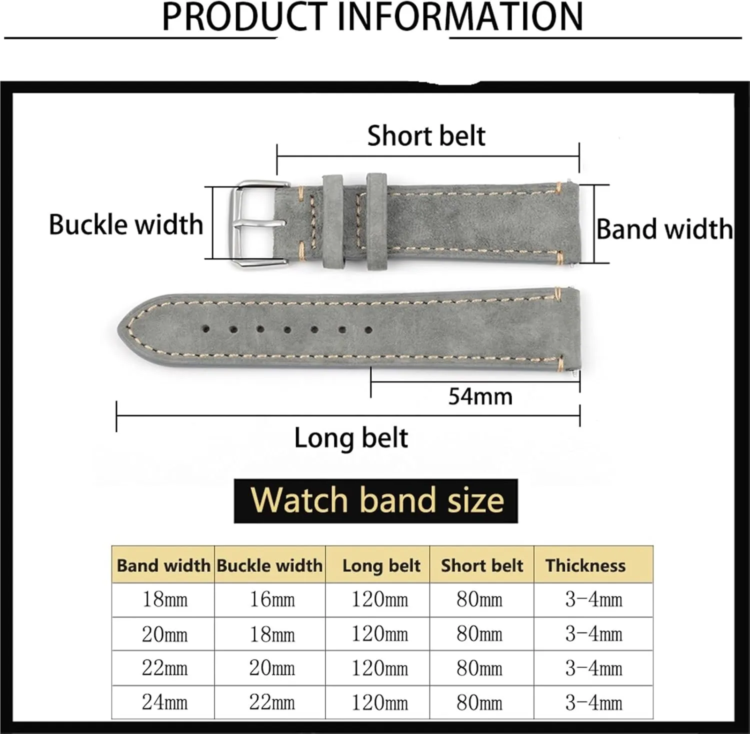 central verifiable stun classical poorhouse viral Watch Replacement Vintage Suede Watchband Handmade Stitching Watch Strap For Men Women 