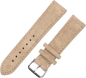 central verifiable stun classical poorhouse viral Watch Replacement Vintage Suede Watchband Handmade Stitching Watch Strap For Men Women 