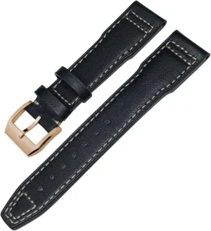 ceramic untold quiver seafarer 22mm Cowhide Strap Genuine Leather Watchband for IWC Mark XVIII Le Petit Prince Pilot??s Watch 20mm 21mm 