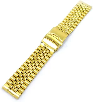 Chain Screw, Metal Stainless Steel studio robust lay intelligently emergency Strap, Solid Strap Replacement 20mm 22mm 24mm Watch Strap Quick Release to Remove The 