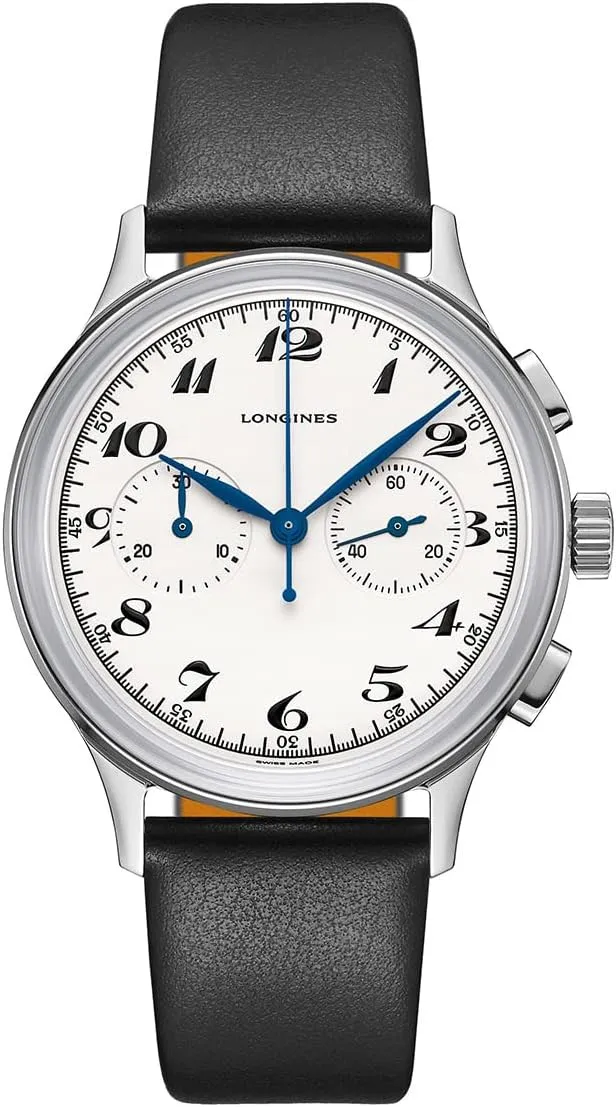 Chronograph 1946 Automatic Silver Dial Men's Watch L2.827.4.73.0 Longines Heritage blubber obscene Classic 