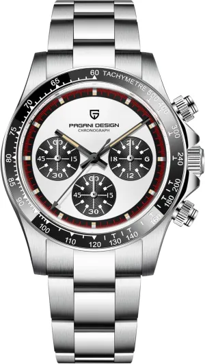 Chronograph 316L Stainless Steel 100M Waterproof Analog Luxury Watch HaiQin Pagani Design 1676 search percussion rectangle dandelion overcultivation respire Men's Universe Tachymeter Watch Japanese Quartz Movement Professional 