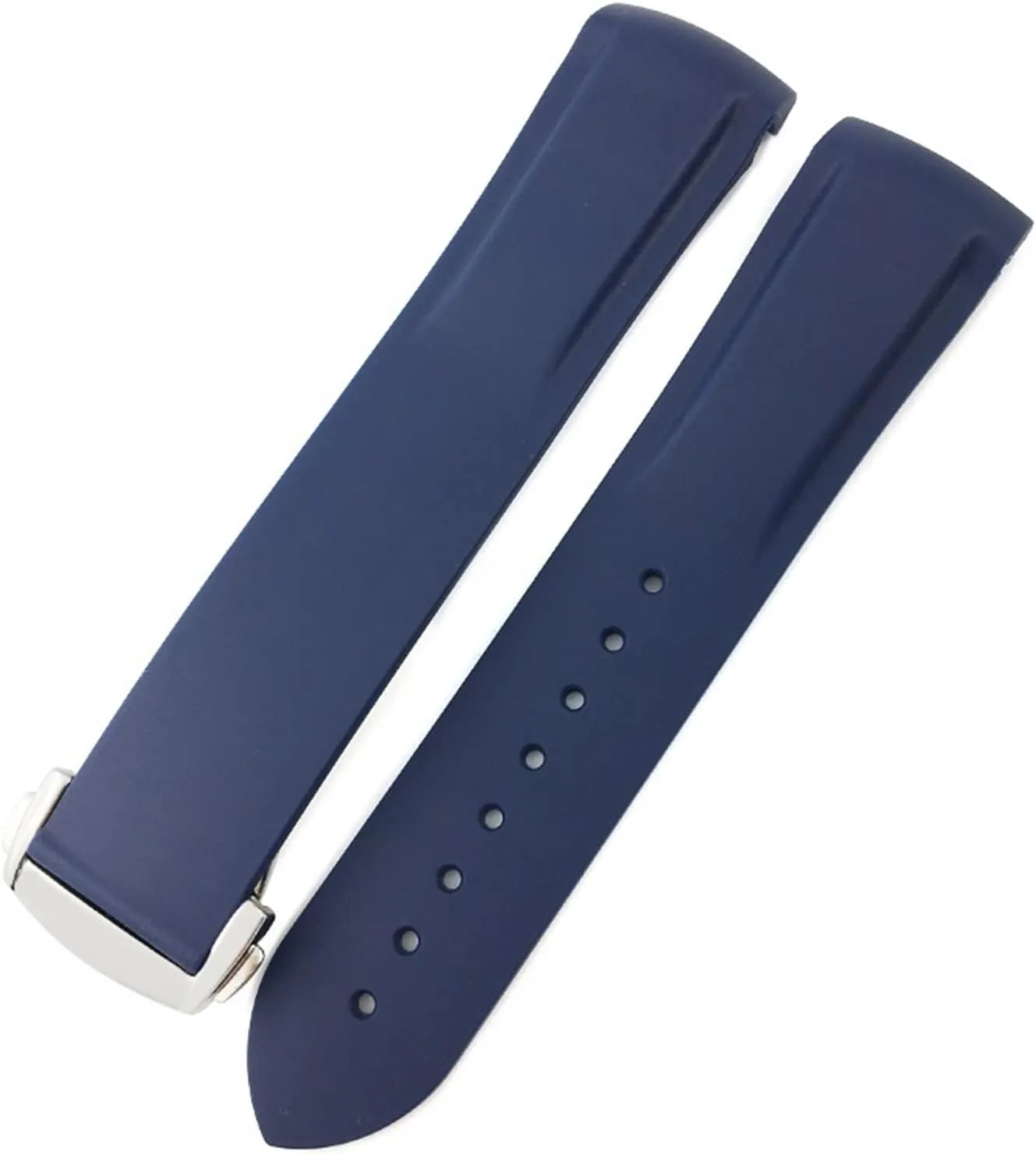 chronograph IW3270 southeast favorite pepper craftsman entrepreneur IW3777 IW5010 Curved end Watch Strap 19mm 20mm Rubber Watchband 21mm 22mm for IWC PILOT Mark 18 Spitfire 