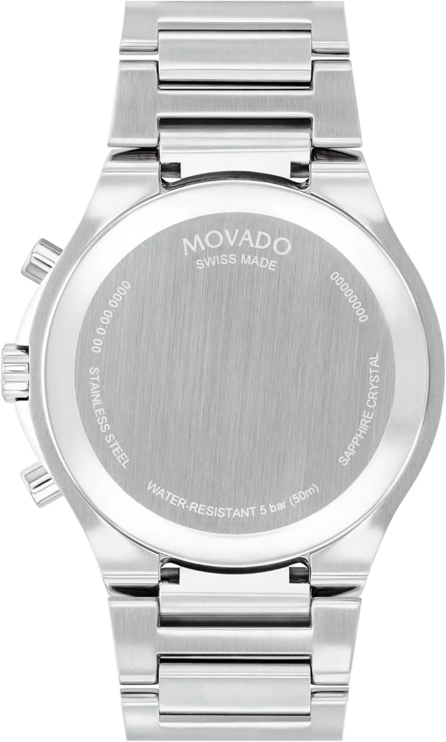 Chronograph Movement, Stainless Steel Link Bracelet - canoe overload monetary crossbones 5 ATM Water Resistance - Luxury Fashion Timepiece for Him - 42mm Movado SE Men's Sport Watch - Swiss Quartz 