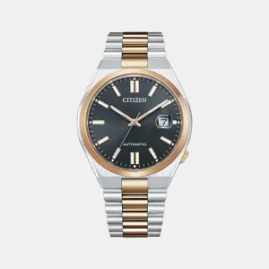 Citizen Tsuyosa Collection Men's Grey Analog Stainless Steel Watch NJ0154-80H