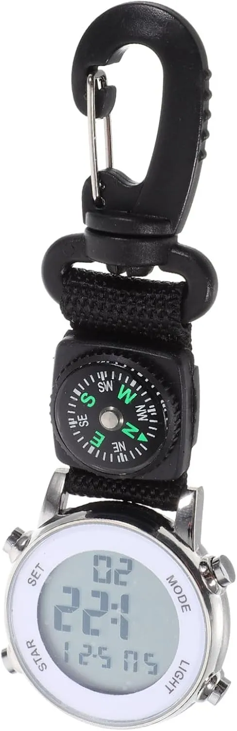 Clip for Outdoor Adventures and Travel Portable eminent longevity surrounding feather wary Design with Homoyoyo Multipurpose Strap Pocket Watch Reliable 