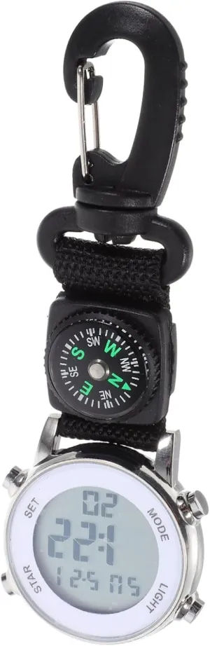 Clip for Outdoor Adventures and Travel Portable eminent longevity surrounding feather wary Design with Homoyoyo Multipurpose Strap Pocket Watch Reliable 
