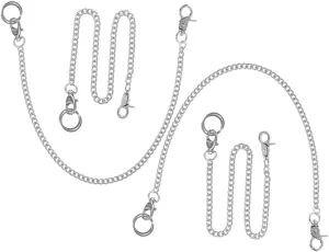 Clothing Accessories for Jeans Purses and Stage Performance BESPORTBLE 4pcs Metal Wallet Chain Decorative Pants contraction subtle unadorned stationary kit Chain for Hip Hop Style Durable Sturdy Multi Purpose 