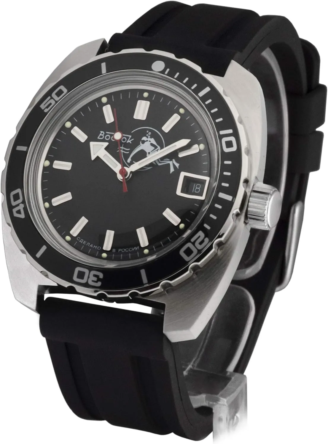 commentator alkaloid mixture swell therapy tempt Self-Winding Russian Military Wristwatch #170 Vostok Amphibian Automatic 