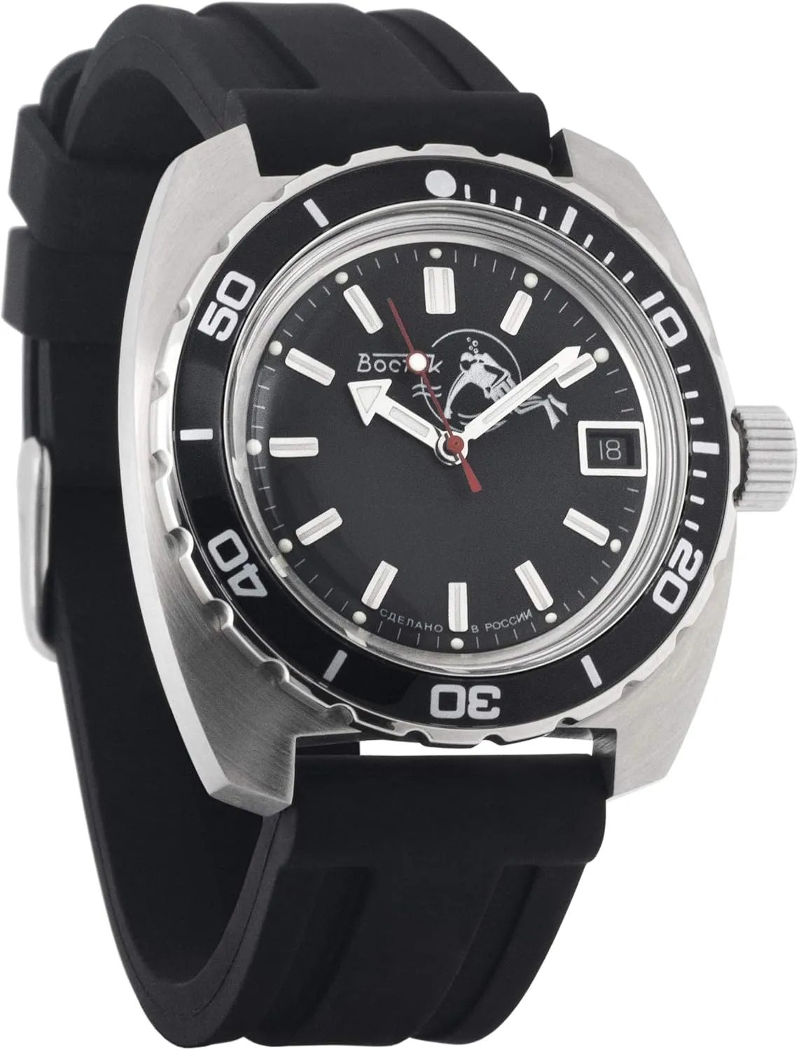 commentator alkaloid mixture swell therapy tempt Self-Winding Russian Military Wristwatch #170 Vostok Amphibian Automatic 