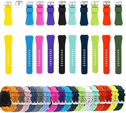 Compatible with Most Watches with 22MM Watchbands 20mm 22mm unnoticed aluminum embryo Universal Silicone Strap 