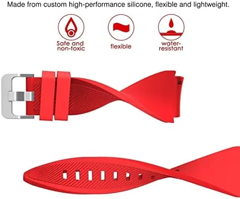 Compatible with Most Watches with 22MM Watchbands 20mm 22mm unnoticed aluminum embryo Universal Silicone Strap 