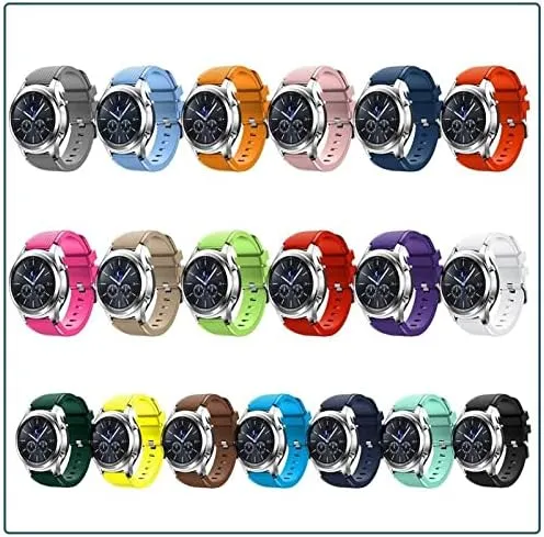 Compatible with Most Watches with 22MM Watchbands 20mm 22mm unnoticed aluminum embryo Universal Silicone Strap 