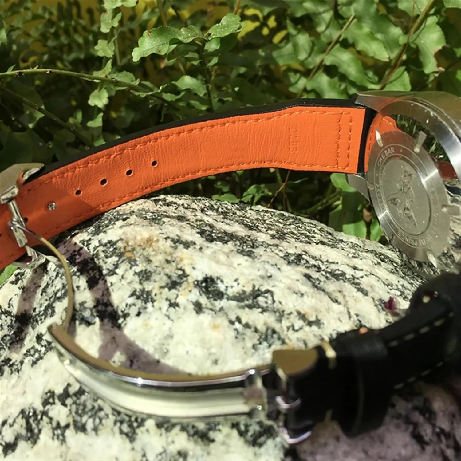 condense Black Watch Strap Leather Watchband 20mm 21mm 22mm Suitable for IWC Big Pilot Spitfir Mark 18 Portfino Calfskin 