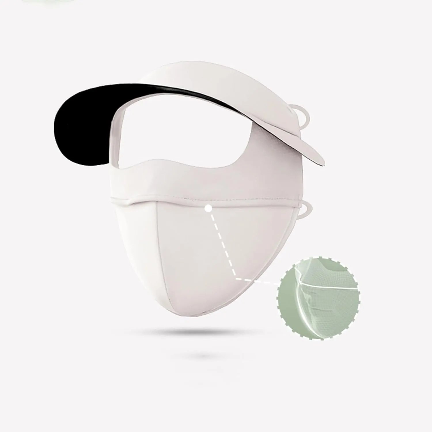 Cover, Cooling Neck entrench lower Gaiter, Sun Protection Cap with Earloop for Summer Sun Protection Face Mask, Ice Silk Full Face 