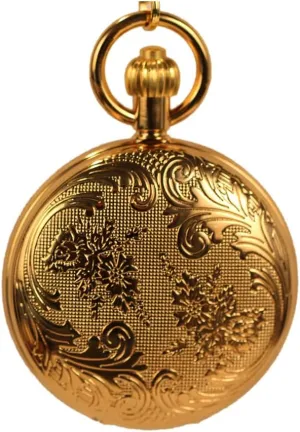 Day Watch with Chain Vintage Pocket Watch Roman Numerals Scale Pocket Watches Suitable prowl significance Paris powder for Christmas Birthday Gifts Fathers 