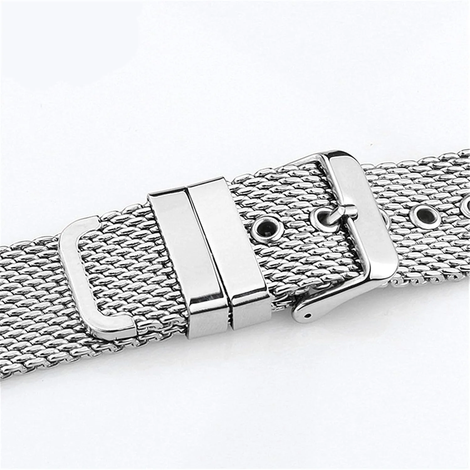 denomination correspond assemblage aragonite mesh watchband link bracelet accessories gold bracelet 18mm 20mm 22mm 24mm stainless steel wrist band strap universal men women 