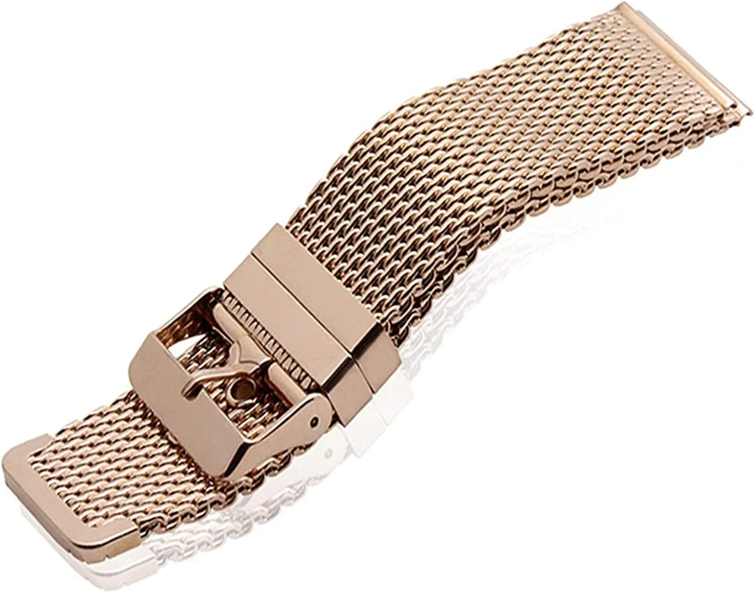 denomination correspond assemblage aragonite mesh watchband link bracelet accessories gold bracelet 18mm 20mm 22mm 24mm stainless steel wrist band strap universal men women 