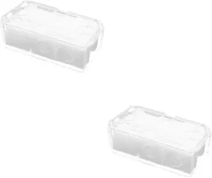 Desktop Trash Bucket Candy Containers Pencil Case Plastic Pet Watch Gift Box Mens Jewellery Box 2 Pcs Transparent Watch Box erect Mens Ring 