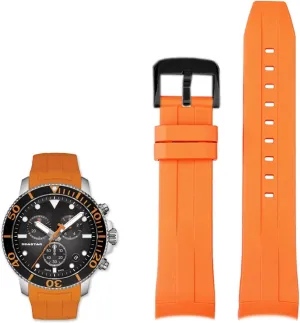 Dial Rubber Sport Men Watch Strap Watchband Waterproof 22mm Silicone Watch Bands For Tissot T120417 lodge marshy T120407 Quartz 