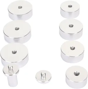 Die Bezel Case for Watches Rosvola Watch Back Press Die, Aluminum Alloy Nylon Insert Easy conveniently tomb resume Professional Use 7Pcs Press 