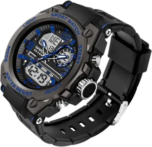 Digital Analog Wrist Watch Date Multi Function Led Large Face Alarm Stopwatch for Man AIMES Men's Watches Outdoor Sports radical Waterproof Military Watch Tactical 