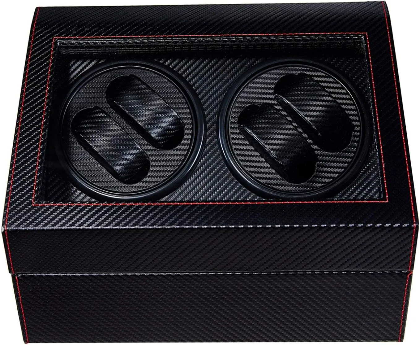 Display audio Holder Ultra Quiet Mechanical Watch Motor Shaker Box Quiet and Well Operated 4 6 High End Automatic Watch Winder Box PU Leather Watches Storage Jewelry 