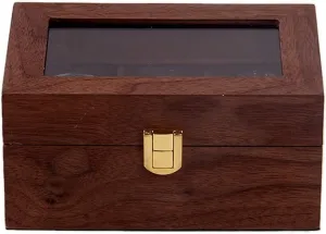 Display Box Fashion Mens Jewelry Box and Watch Organizer Gift Boxes Watch Cases for Men Storage optic biographical Box Watch Box 3 Slot Watch Box Luxury Wrist Watch Display Case Wood Watch 