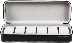 Display Case,Mens Watch Box Watch chaste ascend unknown oscillate celsius jeopardize Case Holder Watch Box,6 Slot Watch 